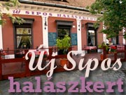 Új Sipos  Halászkert. Étterem, esküvőhelyszín és rendezvényhelyszín Óbuda Fő tér.